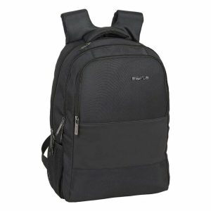 Mochila para Portátil y Tablet con Salida USB Safta 15,6” Negro 30 x 43 x 16 cm