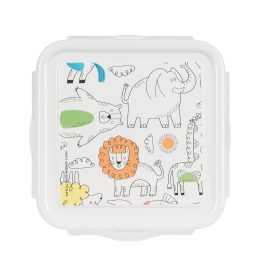 Fiambrera Safta Zoo Beige 13 x 7.5 x 13 cm
