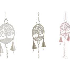 Decoración Colgante DKD Home Decor Árbol Blanco (4 Unidades)