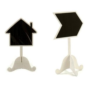 Pizarra Pincello BIG-S3602308 Casa Flechas 13,5 x 25 x 15 cm Soporte de pie