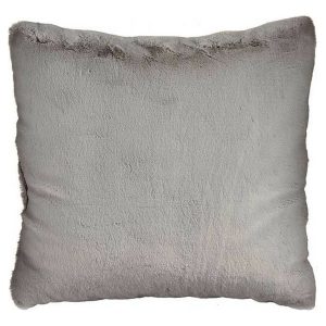 Cojín Gift Decor Gris Con pelo 60 x 18 x 60 cm Plástico