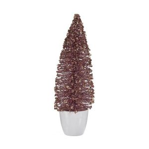 Árbol de Navidad Krist+ Rosa Dorado 10 x 33 x 10 cm
