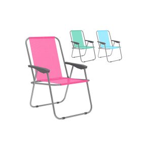Marbueno Silla Plegable Acero Surtida Playa y Piscina 59X51X75 cm 10354