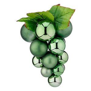 Bola de Navidad Krist+ Verde Plástico Uvas