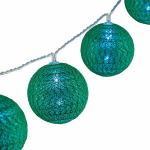 Guirnalda de Bolas LED Krist+ Verde 2 m Ø 5 cm