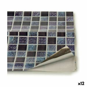 Papel adhesivo Cuadrados 60 x 90 x 1 cm 12 Unidades