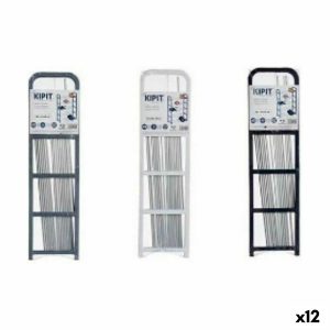 Zapatero Kipit Blanco Negro Gris 68 x 3,5 x 18,5 cm 68 x 3 x 18,5 cm (12 Unidades)