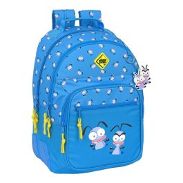 Mochila Escolar El Hormiguero Azul 32 x 42 x 15 cm