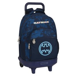 Mochila Escolar con Ruedas Batman Legendary Azul marino 33 X 45 X 22 cm