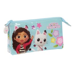 Portatodo Doble Gabby’s Dollhouse Azul 22 x 12 x 3 cm