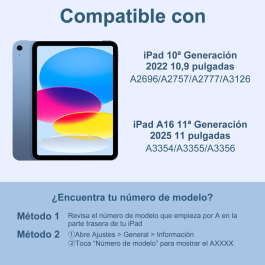 Funda Teclado Para Ipad A16 11.ª Generación 2025/10.ª Gen 2022