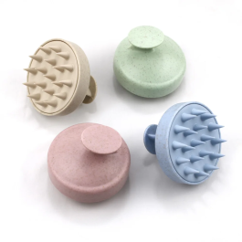 Cepillo de silicona para champú, peine para masaje capilar y peluquería