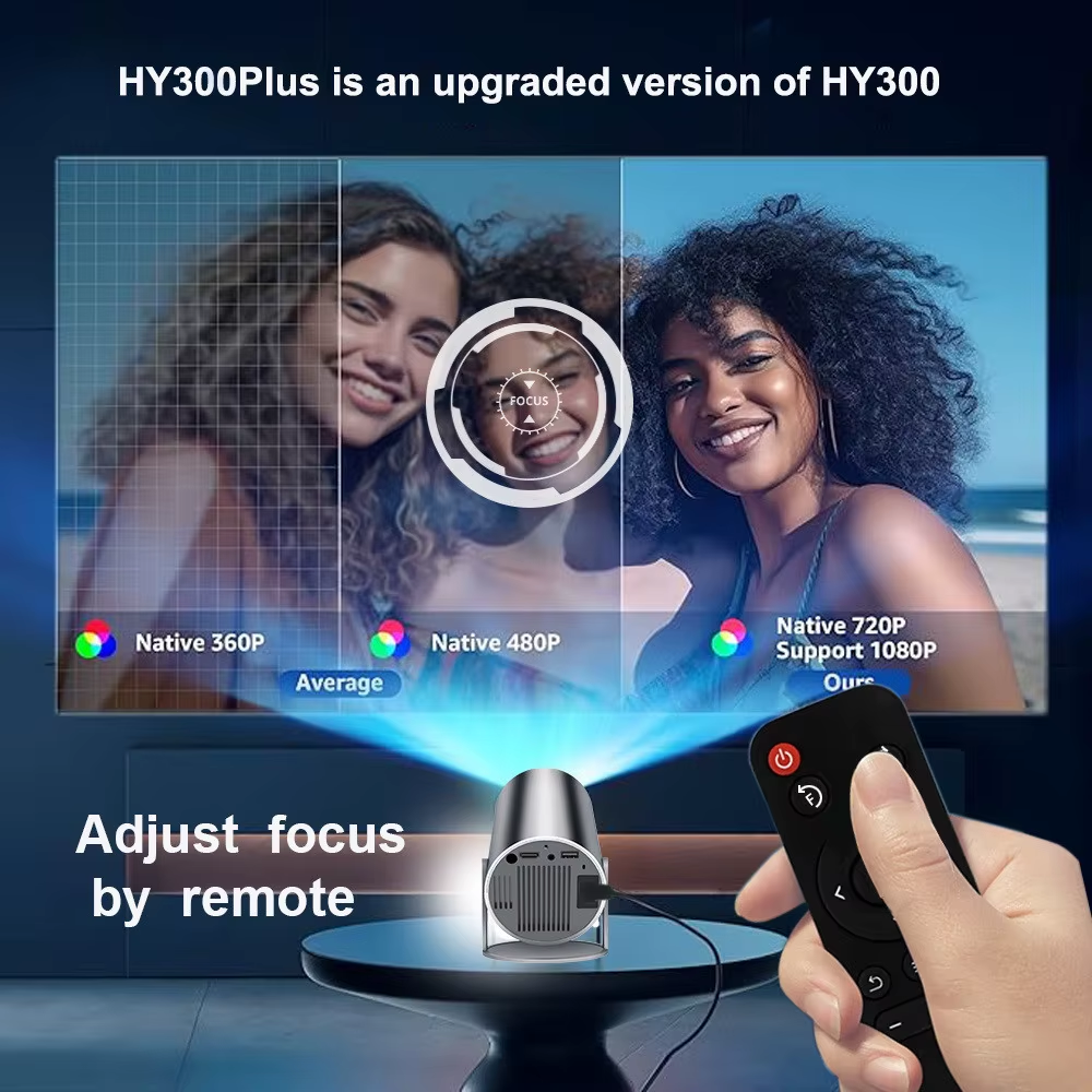 Proyector portátil compatible con 4K, Android, LED, cine en casa, para teléfonos, mini proyector de películas - Imagen 3