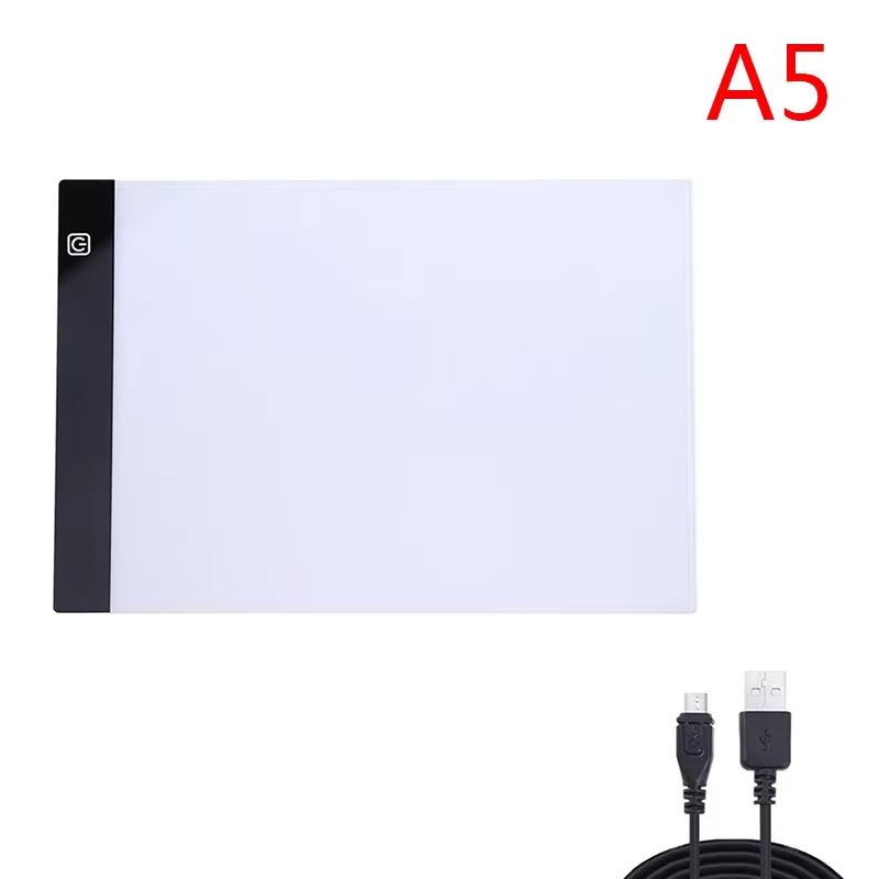 Tableta de luz LED (tamaños A3/A4/A5) con tres niveles de intensidad regulable; ideal para dibujo, pintura de diamantes y bordado. Un regalo perfecto. - Imagen 9