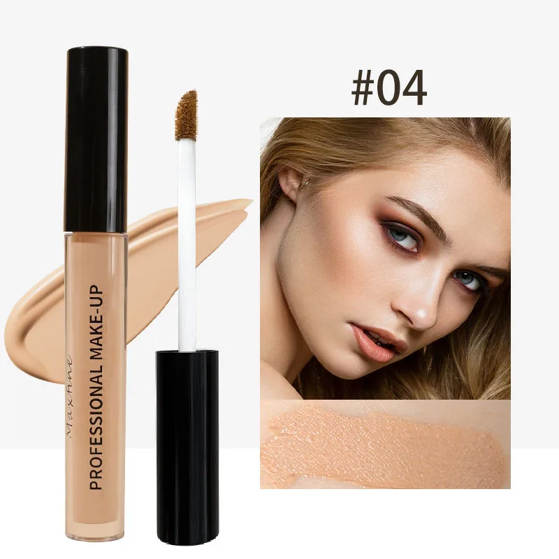 Maquillaje facial profesional. Corrector líquido mate de alta cobertura, resistente al agua, control de aceite, hidratante - Imagen 7