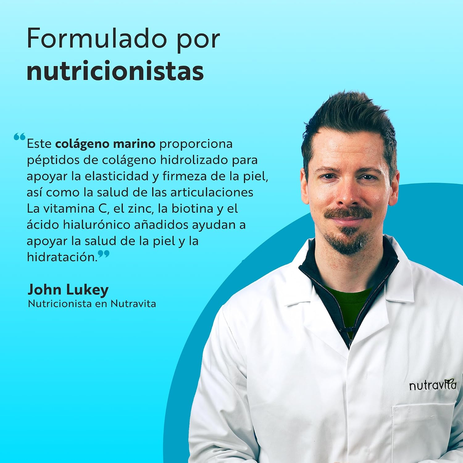 Nutravita Colageno Marino 1400 Mg Con Ácido Hialurónico 100 Mg - Imagen 6