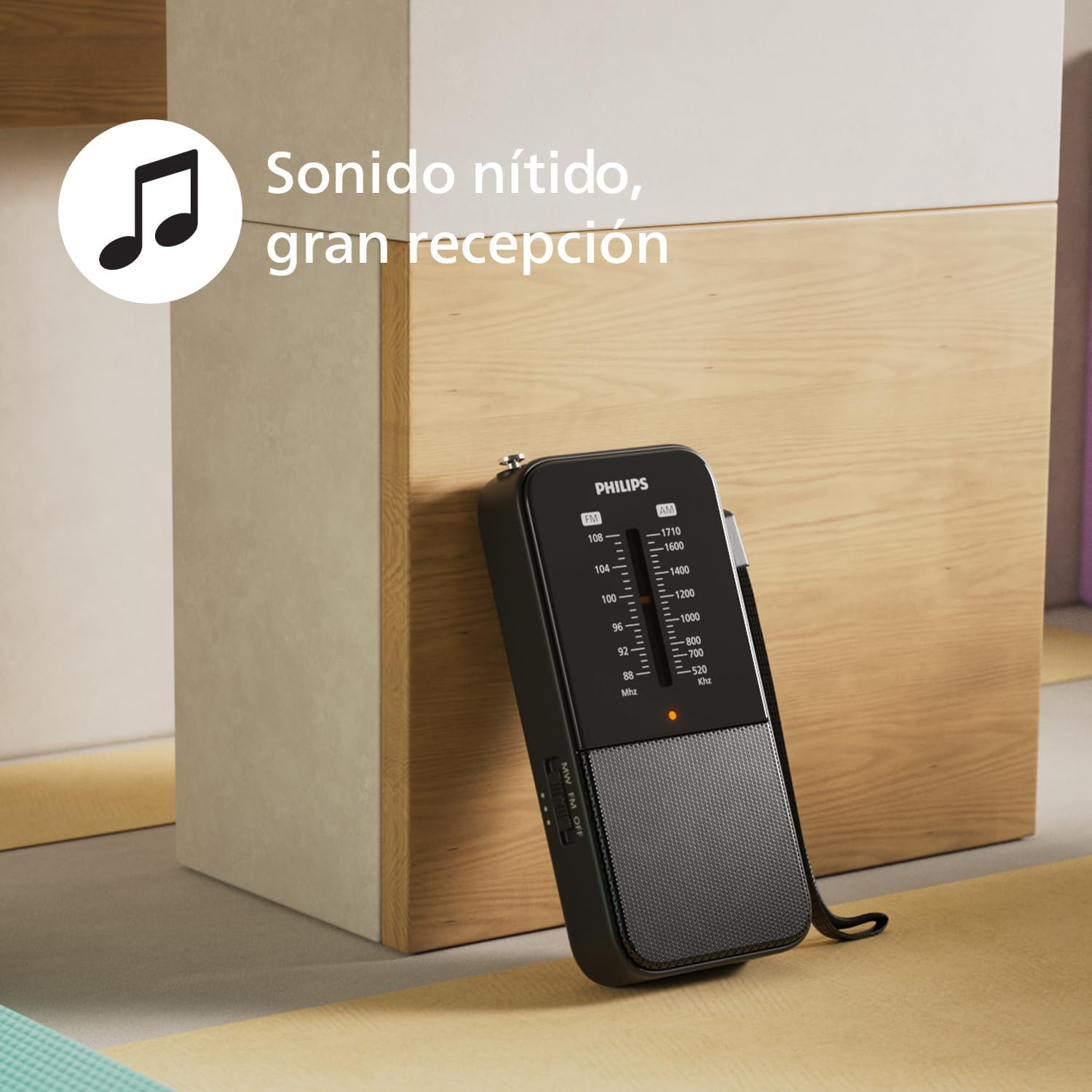 Philips TAR1509 Radio Portátil FM/MW
