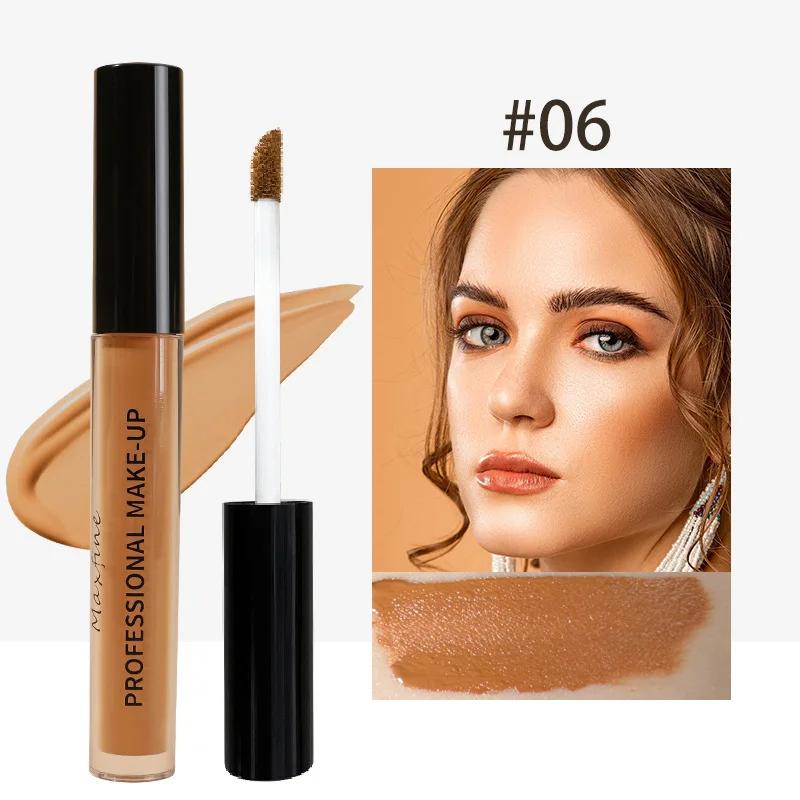 Maquillaje facial profesional. Corrector líquido mate de alta cobertura, resistente al agua, control de aceite, hidratante - Imagen 12