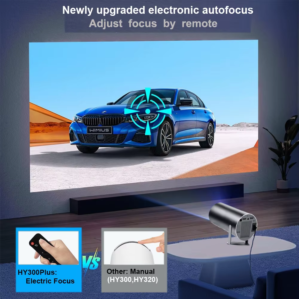 Proyector portátil compatible con 4K, Android, LED, cine en casa, para teléfonos, mini proyector de películas - Imagen 5