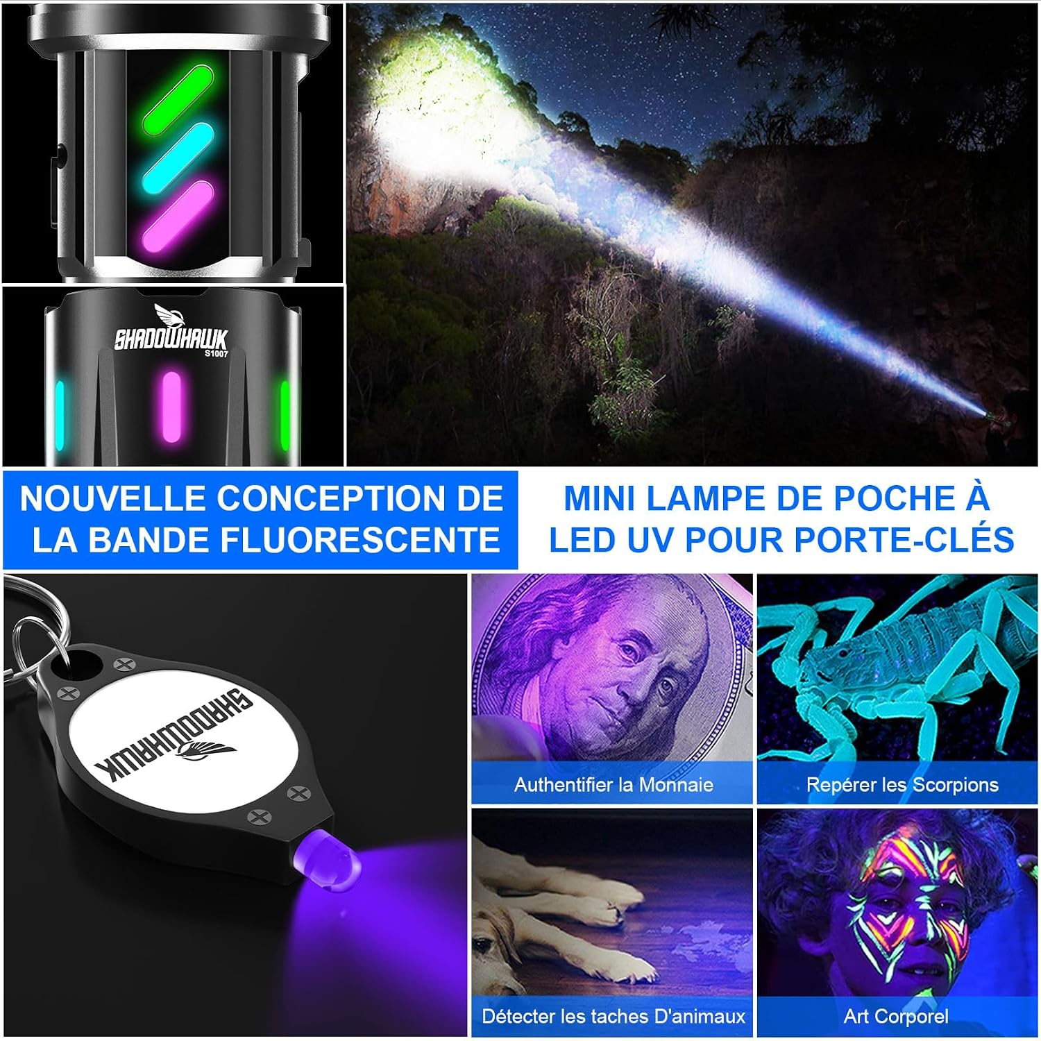 Linterna LED Alta Potencia Super Potente Recargable - Imagen 6