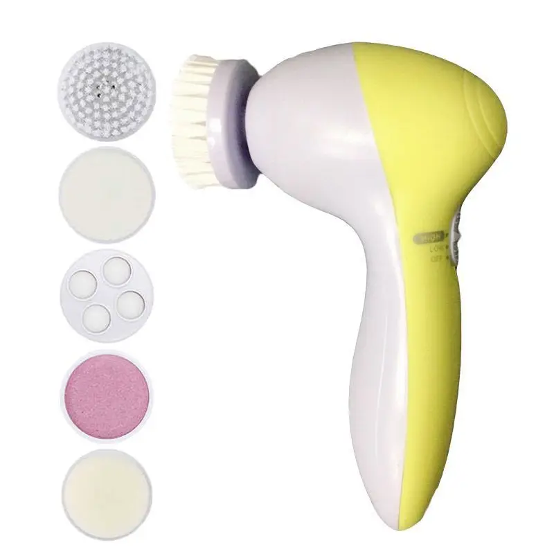 Limpiador Facial eléctrico 5 en 1, cepillo de limpieza Facial, máquina de lavado, Spa, cuidado de la piel, masajeador - Imagen 8