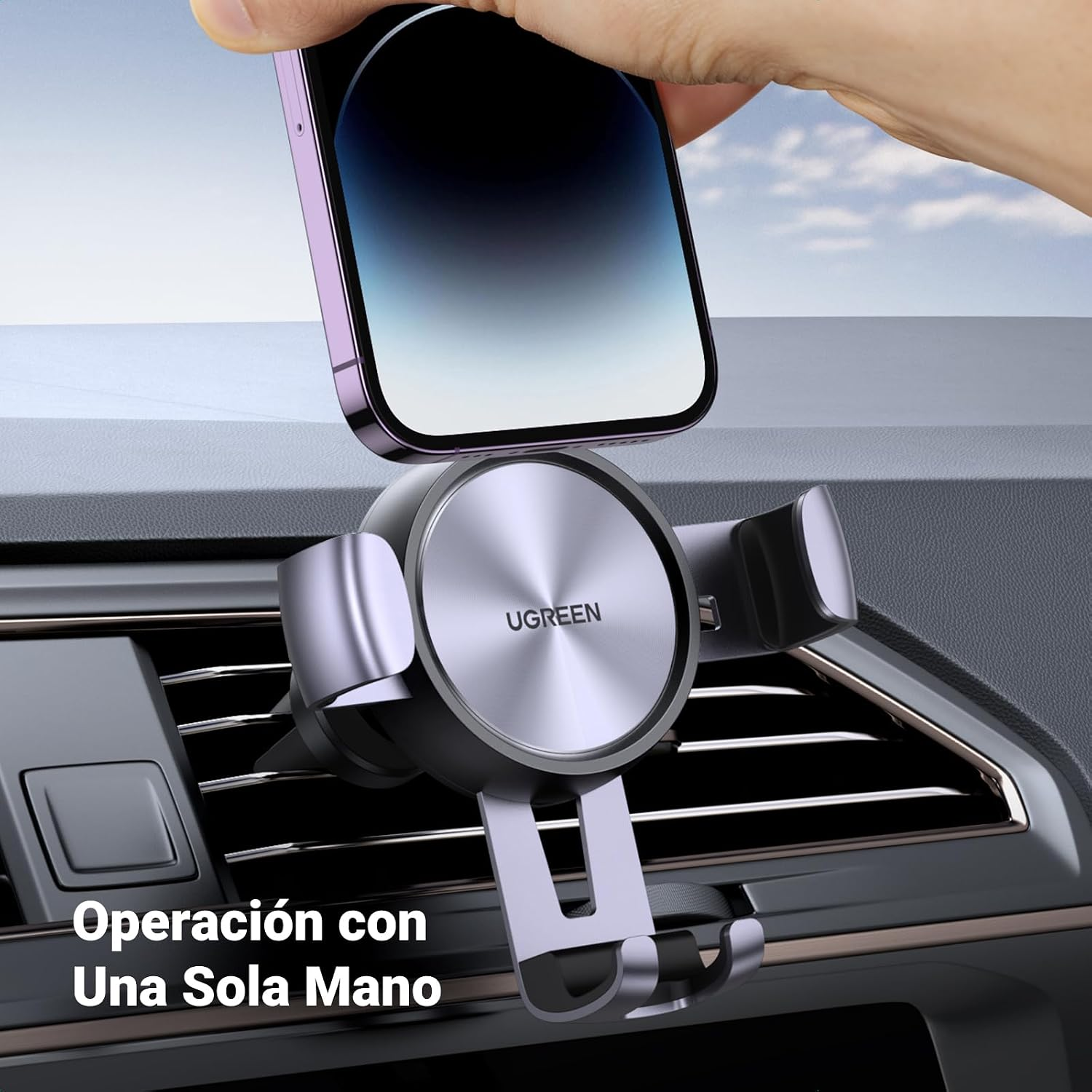 UGREEN Soporte Móvil Coche Rejilla - Imagen 4
