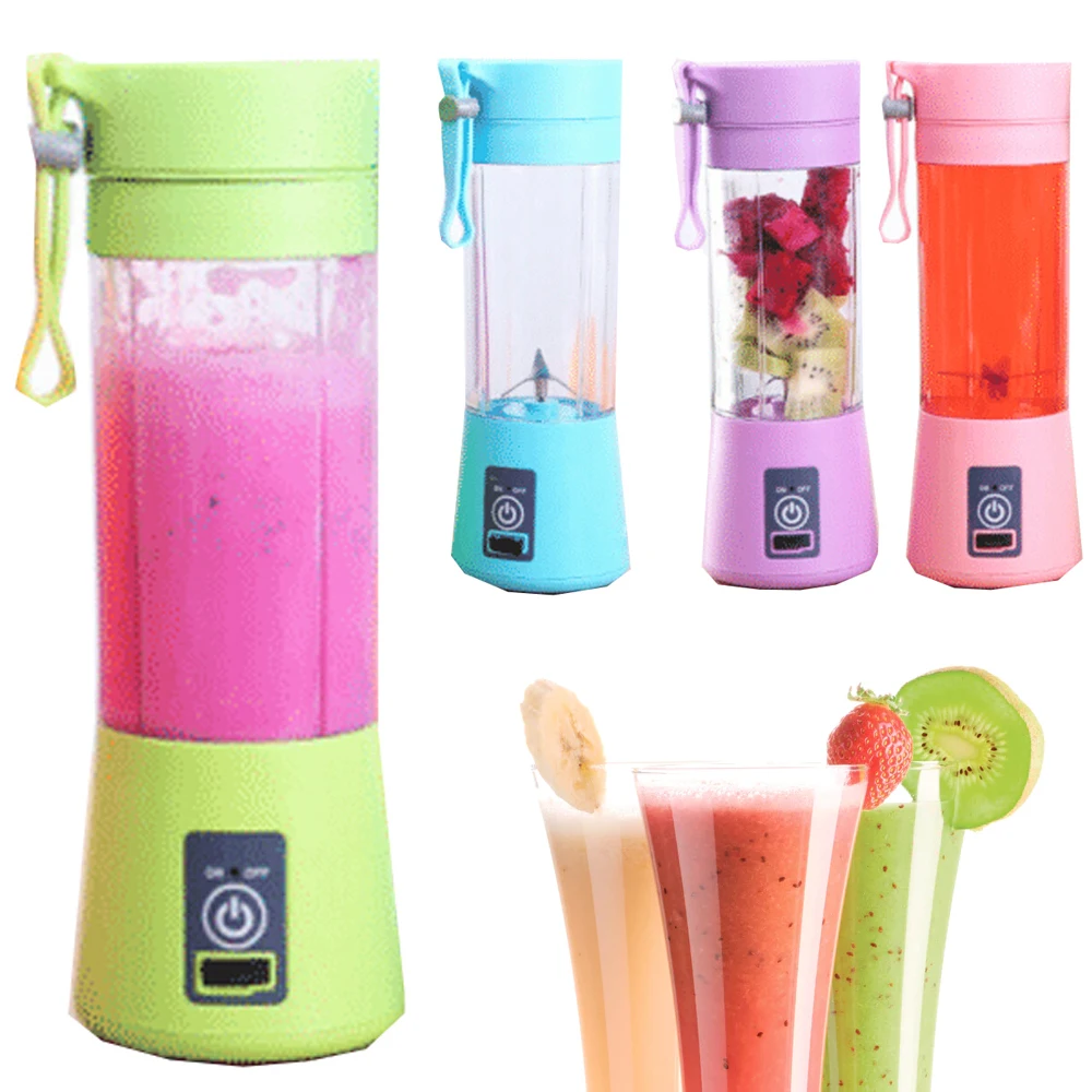 Licuadora portátil inalámbrica y potente por USB – Exprimidor y batidora de mano recargable para frutas, jugos y batidos - Imagen 2