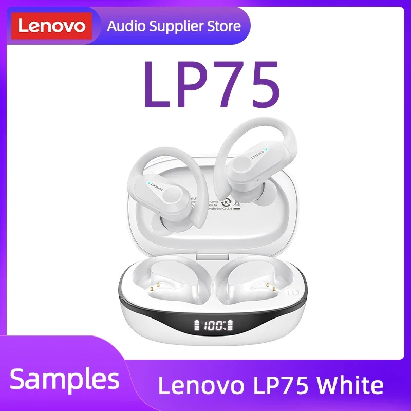 Auriculares inalámbricos Lenovo LED con pantalla digital, impermeables y reducción de ruido - Imagen 9