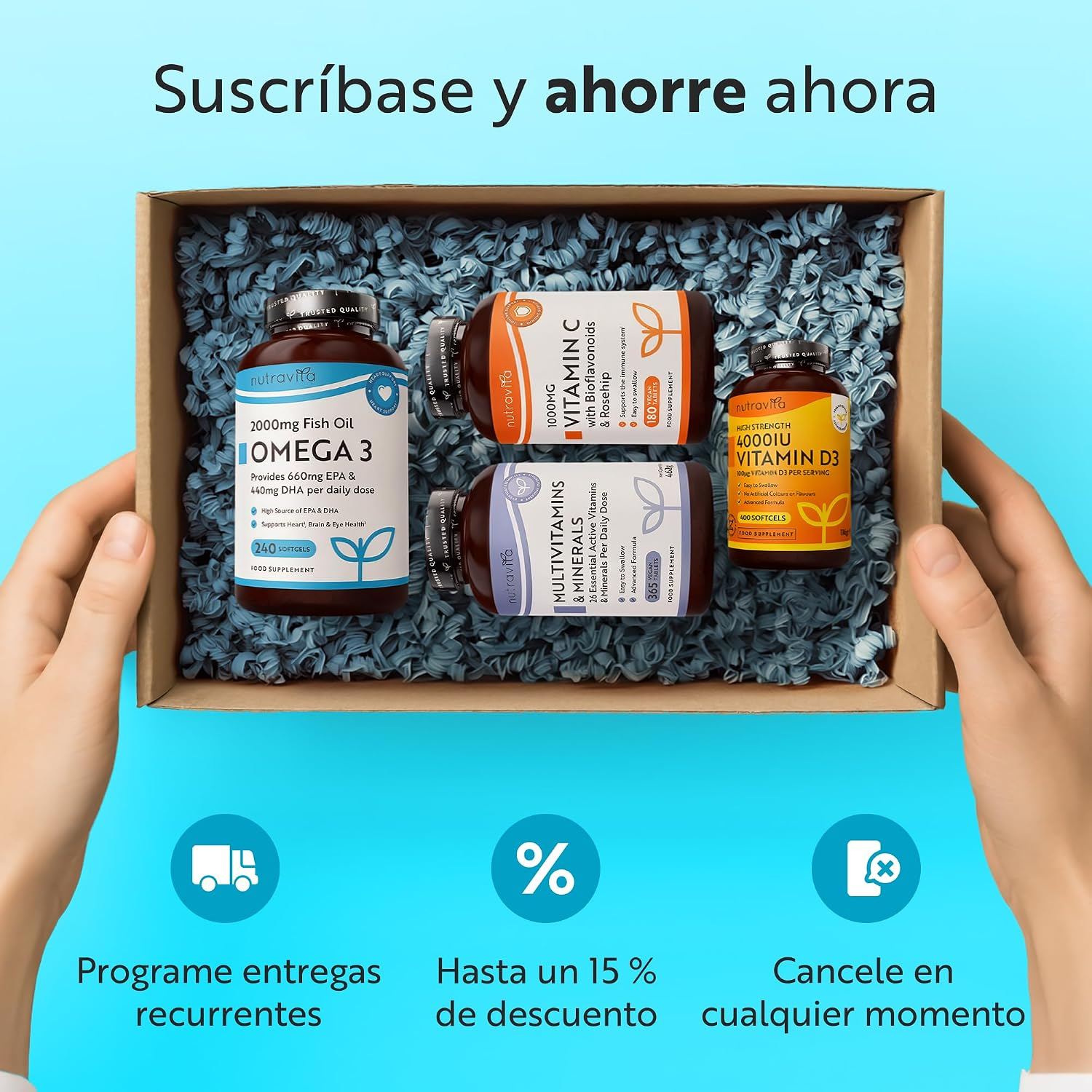 Nutravita Colageno Marino 1400 Mg Con Ácido Hialurónico 100 Mg - Imagen 10