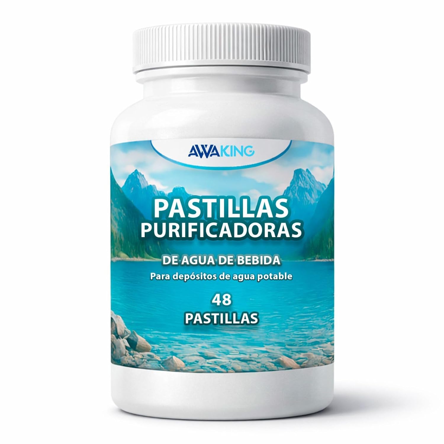 Pastillas Potabilizadoras De Agua 48 Uds | Tratamiento Hasta 9600 Litros | 200L Por Pastilla | Ideal Para Depósitos, Bidones, Caravanas Y Emergencias. - Imagen 2