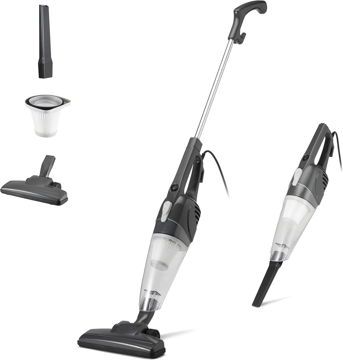 Aspirador De Barra, Dispositivo 2 En 1 Con Cable, Motor ECO, Filtro Reemplazable - Imagen 2