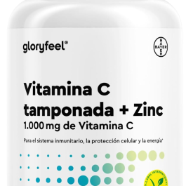 Vitamina C + Zinc – 365 Cápsulas – 1000Mg Vitamina C + 20Mg Zinc