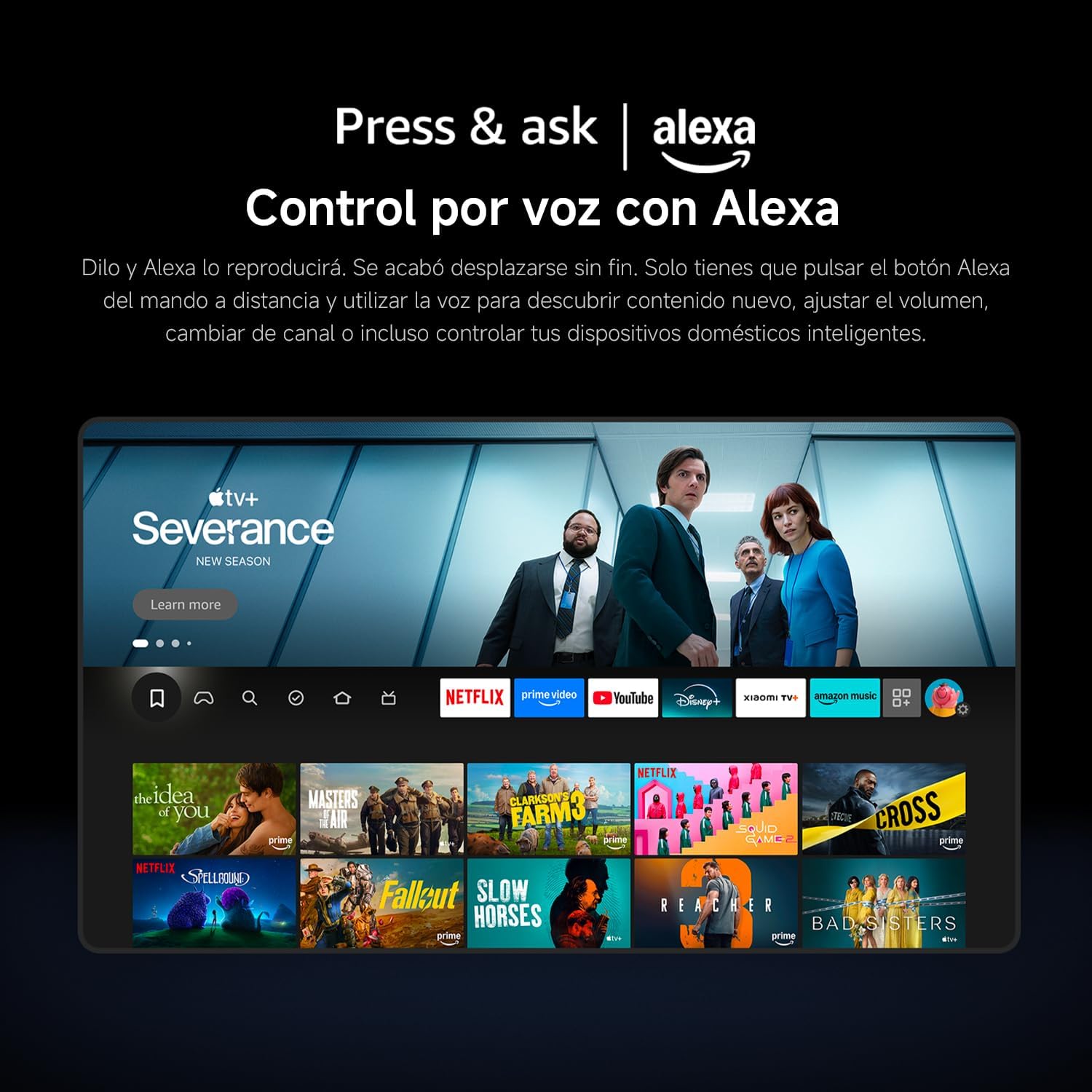 TV Xiaomi 32 Pulgadas (81 Cm) 2026, HD Smart TV, Fire OS14, L32MB-FAVEU - Imagen 6