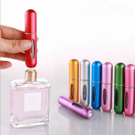Botella de recarga de Perfume de 5ml, pulverización recargable portátil