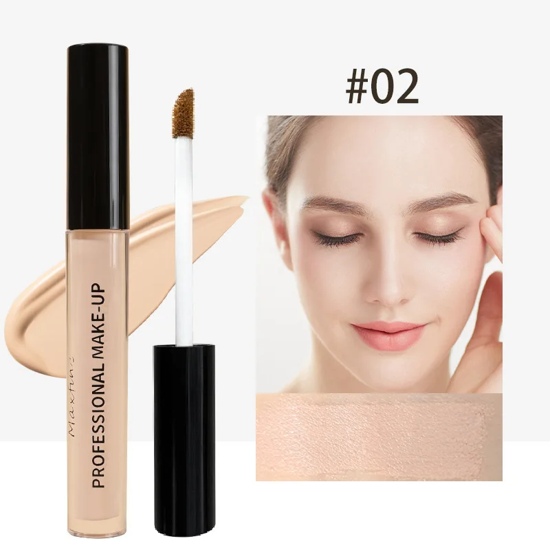 Maquillaje facial profesional. Corrector líquido mate de alta cobertura, resistente al agua, control de aceite, hidratante - Imagen 9