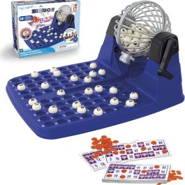 Juego de Bingo | Incluye 48 Cartones, 90 Bolas Imborrables Y Fichas De Juego Para Toda La Familia