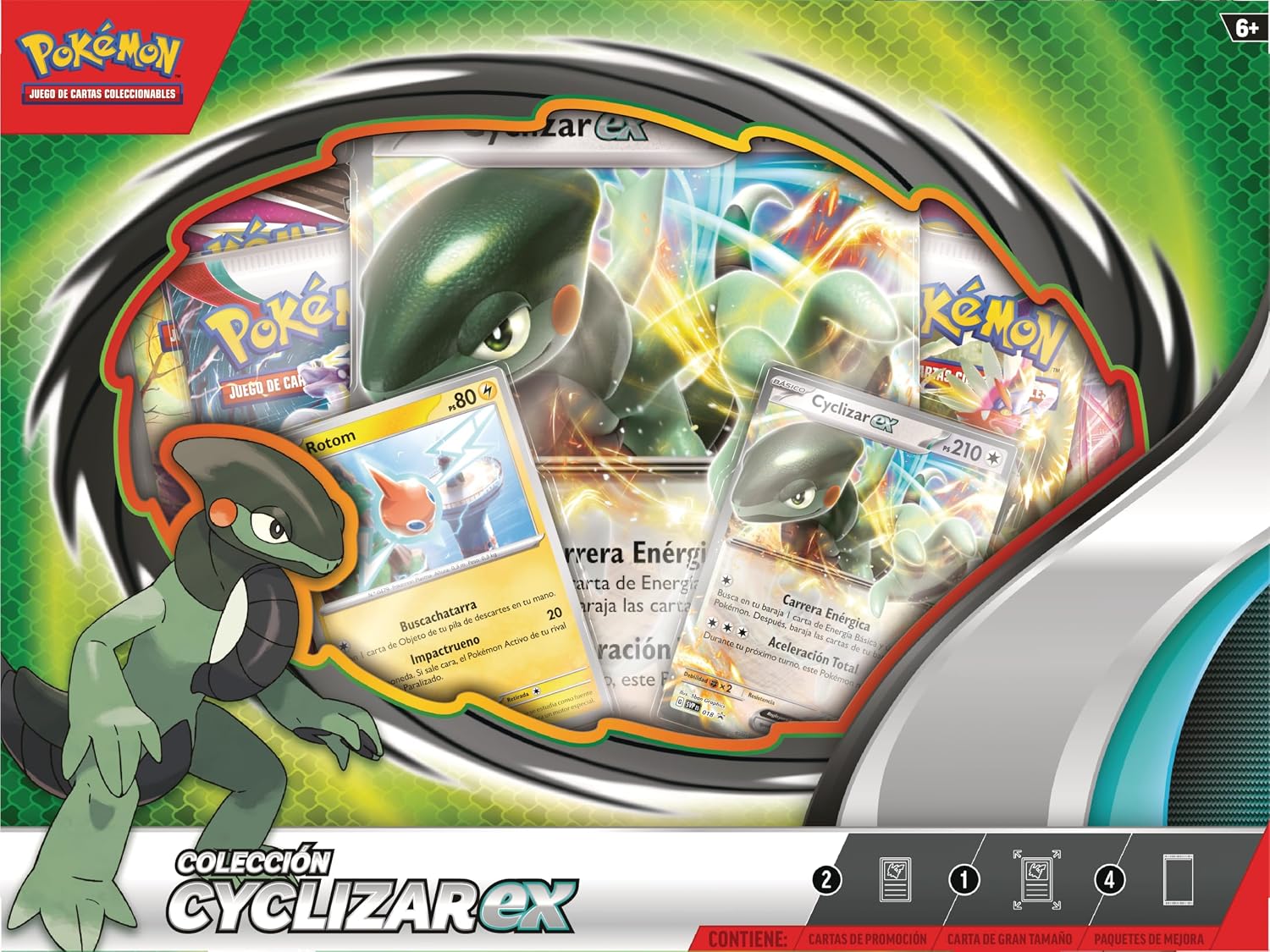 Cartas coleccionables de Pokémon: Colección Cyclizar Ex - Imagen 2