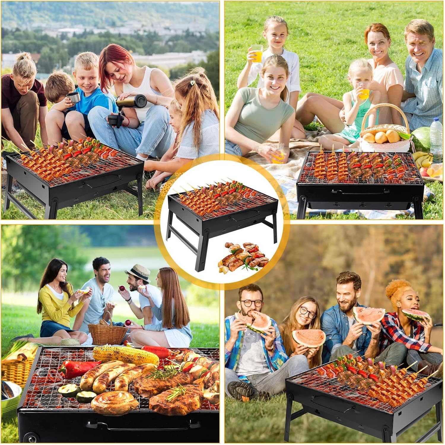 Barbacoa Portátil Plegable