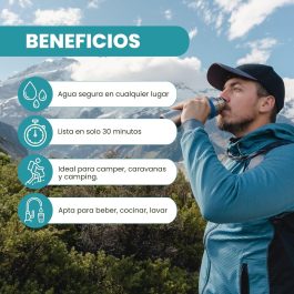 Pastillas Potabilizadoras De Agua 48 Uds | Tratamiento Hasta 9600 Litros | 200L Por Pastilla | Ideal Para Depósitos, Bidones, Caravanas Y Emergencias.