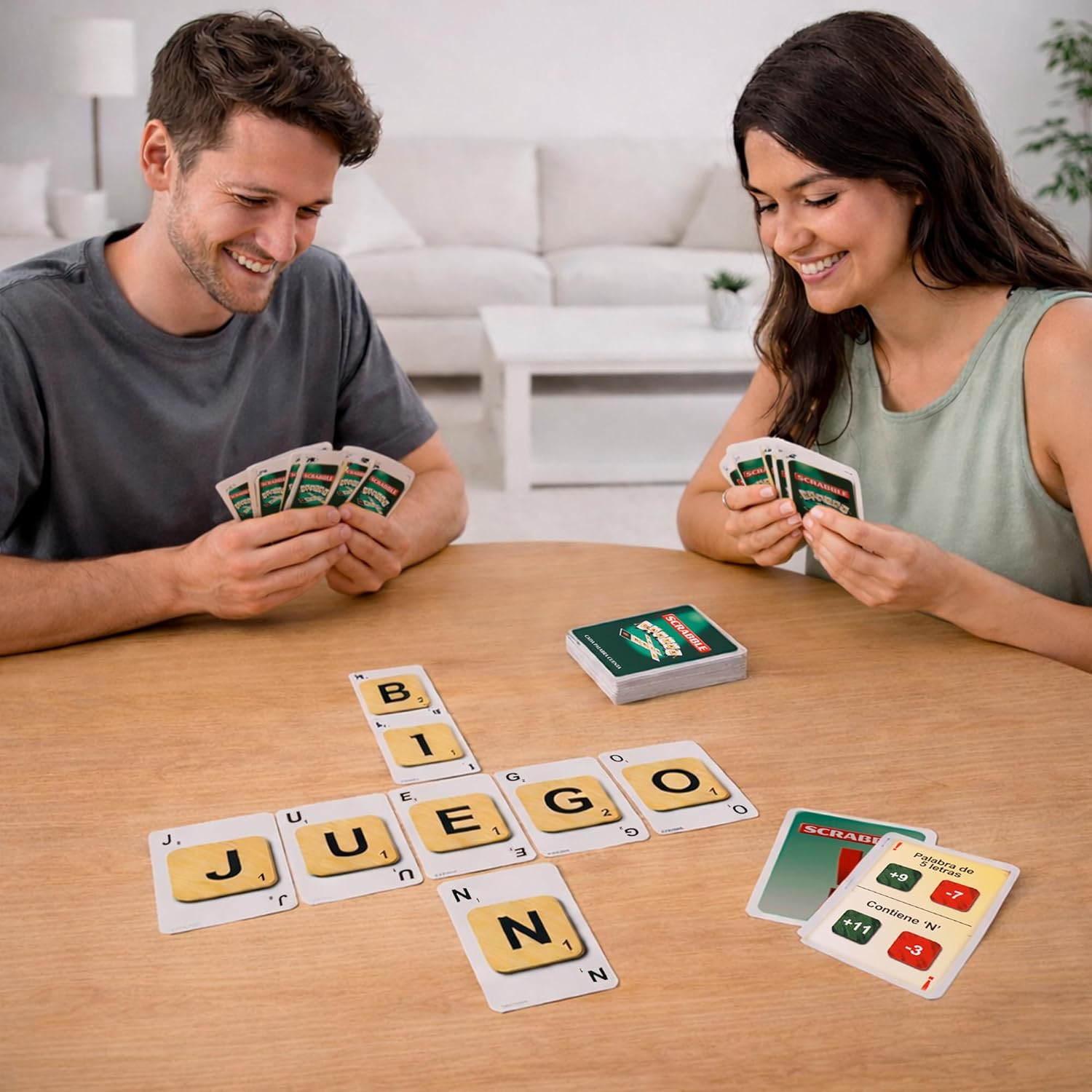 Juego De Cartas Scrabble En Español – Rápido, Educativo Y Familiar – Formato Portátil Para Viajes - Imagen 7