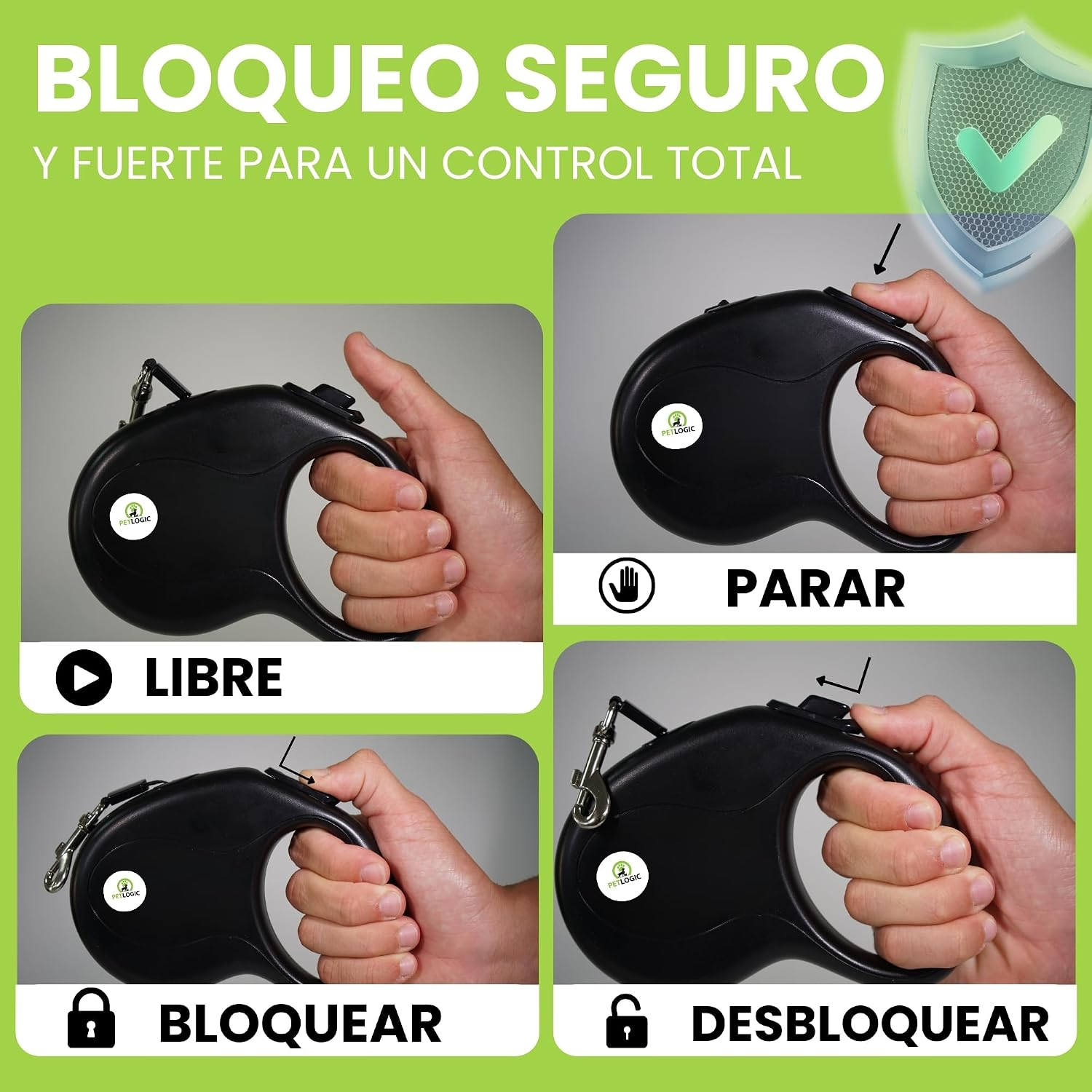 Correa Extensible Para Perro Con Portabolsas Y Juguete, Kit De Paseo Completo Y Resistente Para Perros Pequeños Y Medianos - Imagen 9