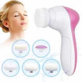 Limpiador Facial eléctrico 5 en 1, cepillo de limpieza Facial, máquina de lavado, Spa, cuidado de la piel, masajeador
