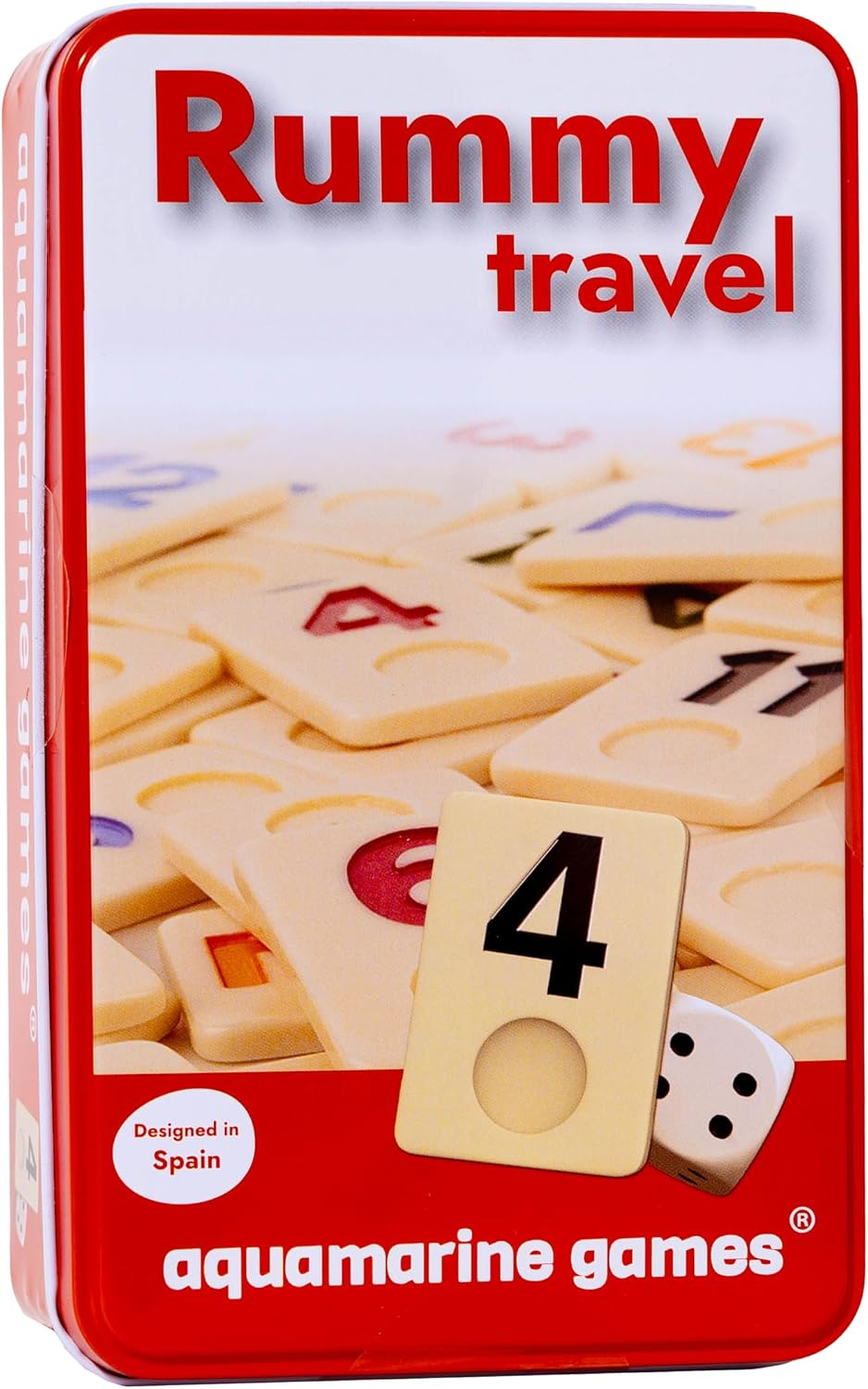 Rummy Travel 4 Jugadores Estuche Metálico - Imagen 2