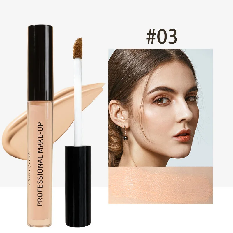 Maquillaje facial profesional. Corrector líquido mate de alta cobertura, resistente al agua, control de aceite, hidratante - Imagen 10