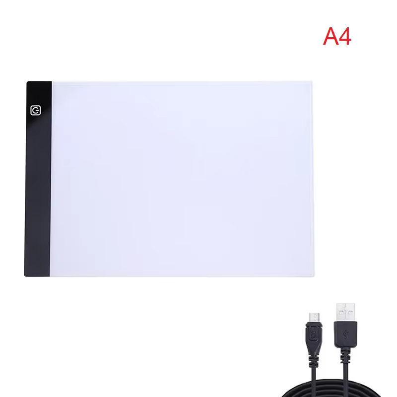 Tableta de luz LED (tamaños A3/A4/A5) con tres niveles de intensidad regulable; ideal para dibujo, pintura de diamantes y bordado. Un regalo perfecto. - Imagen 8