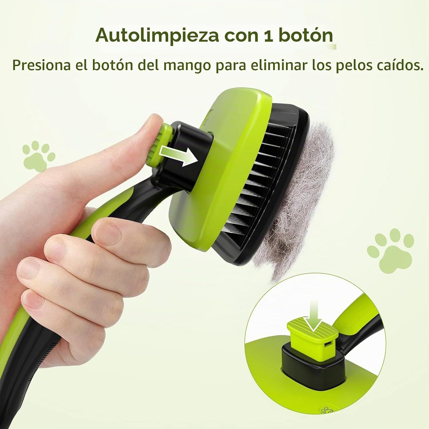 Pecute Cepillo Perros Y Gatos, Peine Cepillo Para Corto Y Largo Mascotas - Imagen 3