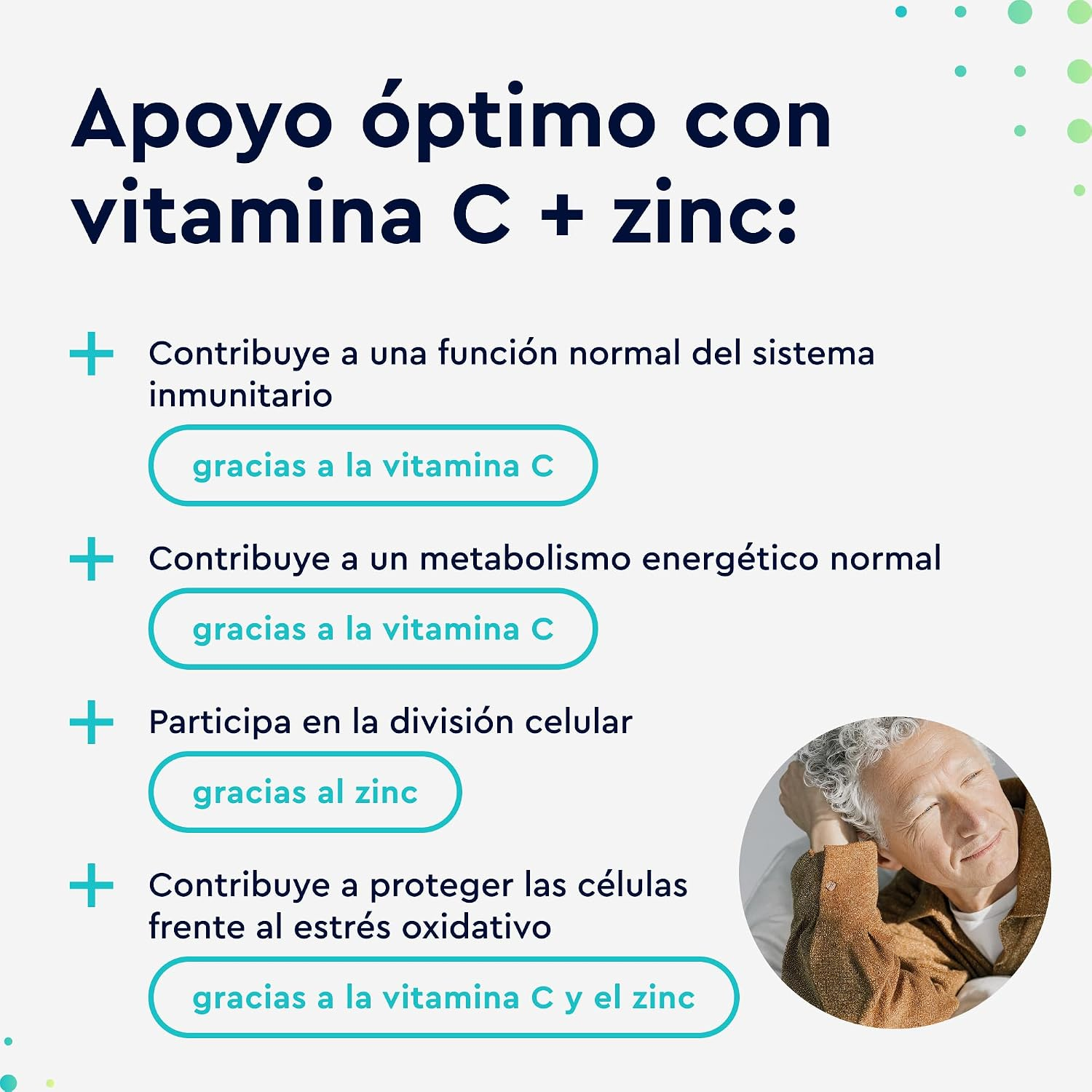 Vitamina C + Zinc - 365 Cápsulas - 1000Mg Vitamina C + 20Mg Zinc - Imagen 3