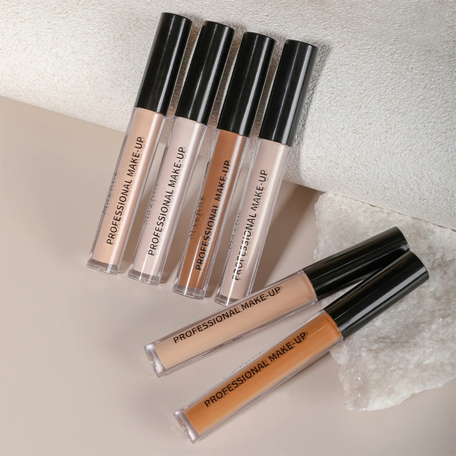 Maquillaje facial profesional. Corrector líquido mate de alta cobertura, resistente al agua, control de aceite, hidratante - Imagen 3