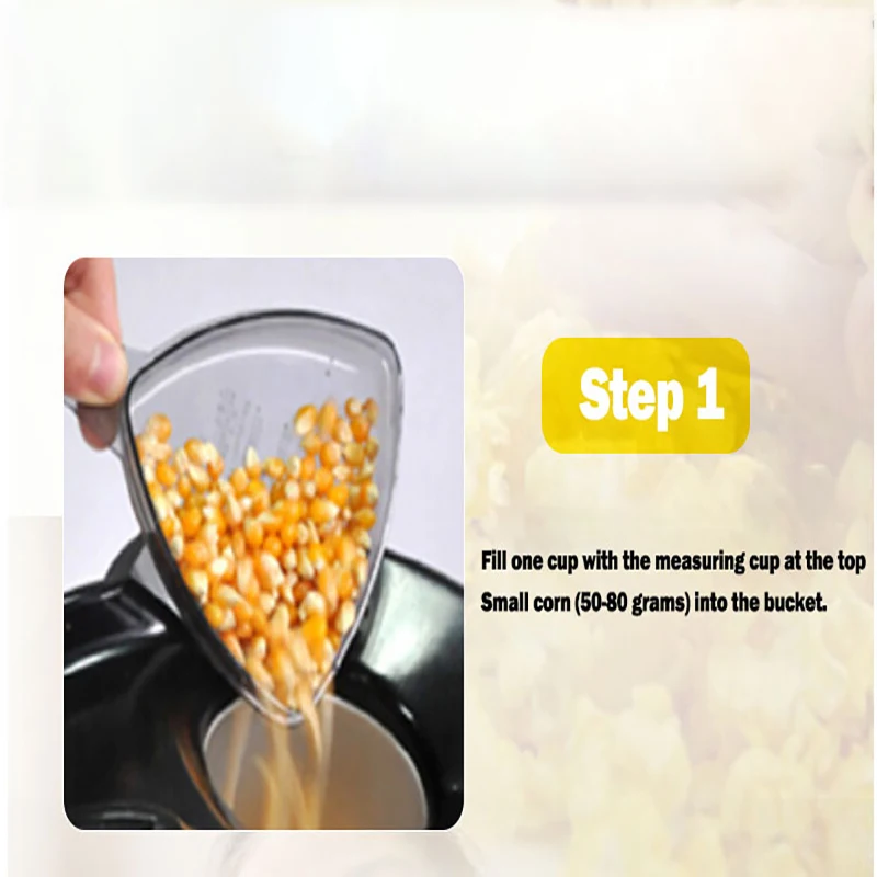 Mini máquina de palomitas de maíz completamente automática para cocina - Imagen 3