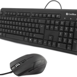 Teclado Y Ratón Con Cable, Distribución ISO Española, Cable De 1.5M